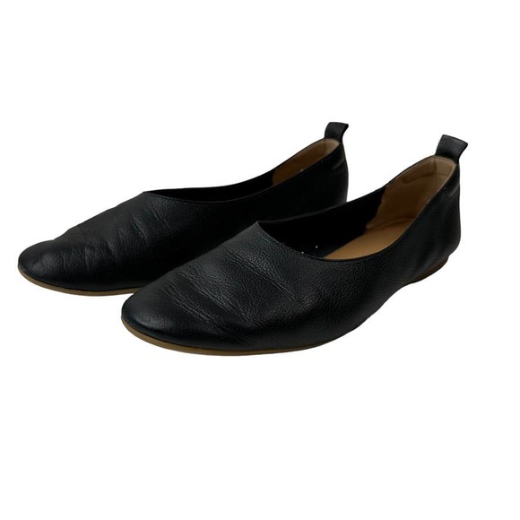 Everlane Shoes - Everlane Women's Black Leather The Day Glove Flats Shoes Size 8.5 Made in Italy